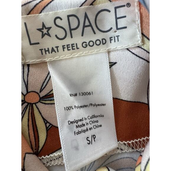 L*Space Satin Midi Slip Dress Womens Small in Soulshine Floral Joanna - Picture 6 of 14